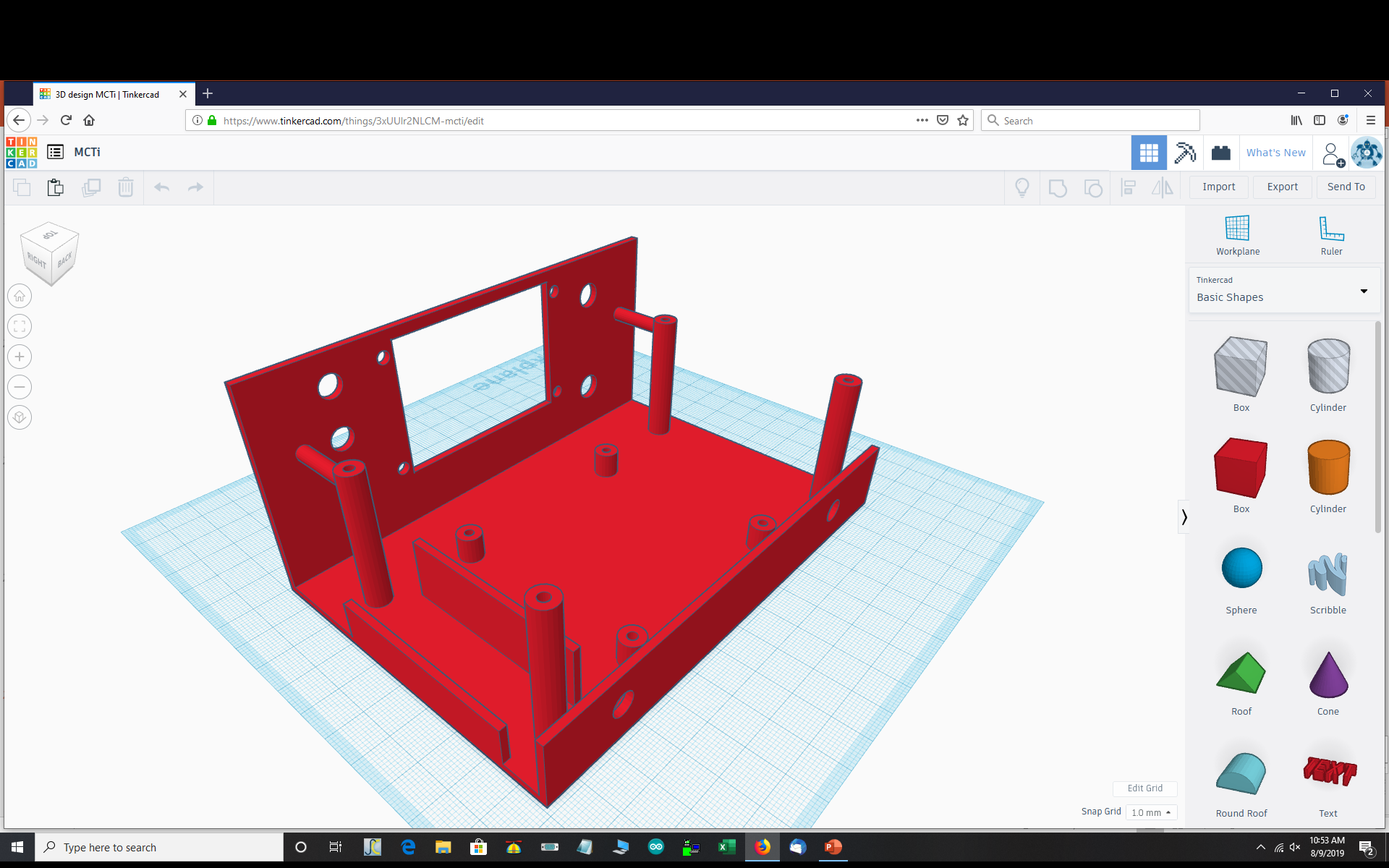 KI4PSR's 3D printed Morse Code Tutor case
