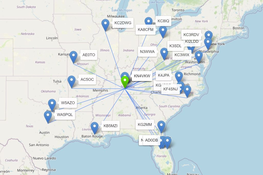 SNOTA (POTA in Henry Horton State Park - map from HAMRS)